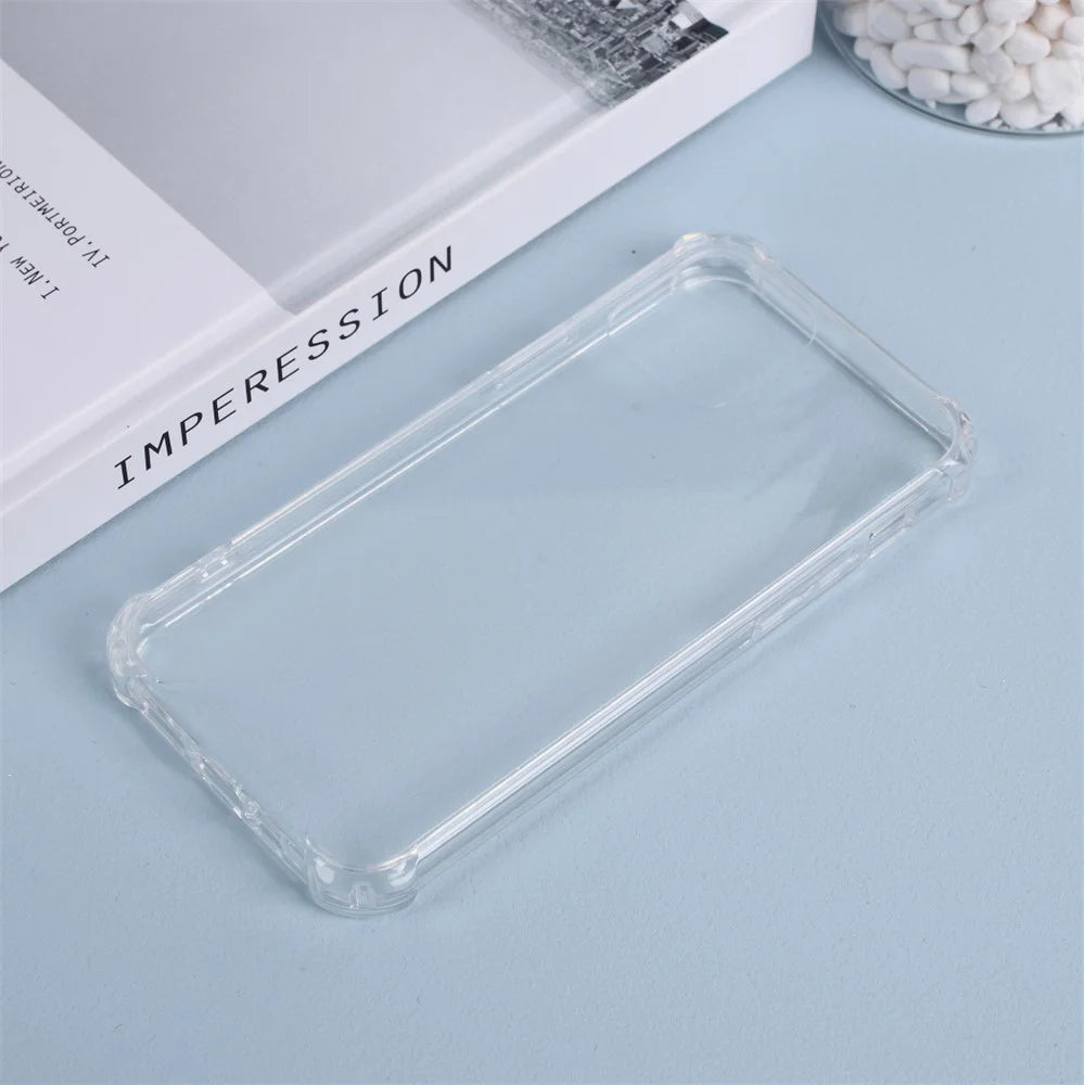 Drop-resistant TPU Edges + Clear Acrylic Back Hybrid Case for iPhone 12 Pro Max 6.7 inch - Transparent - 3