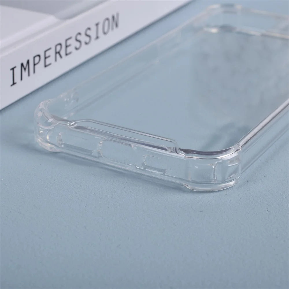 Drop-resistant TPU Edges + Clear Acrylic Back Hybrid Case for iPhone 12 Pro Max 6.7 inch - Transparent - 4