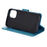 Imprint Butterfly Flower Leather Case with Strap for iPhone 12 mini - Blue - 4