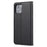 Cross Skin Leather Removable TPU Back Shell for iPhone 12 Pro Max 6.7 inch - Black - 3