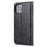 Crazy Horse Skin Unique Leather Case Cover for iPhone 12 Pro Max 6.7-inch - Black - 3