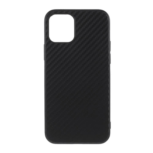 Carbon Fiber TPU Protective Phone Cover for iPhone 12 mini 5.4 inch - 1