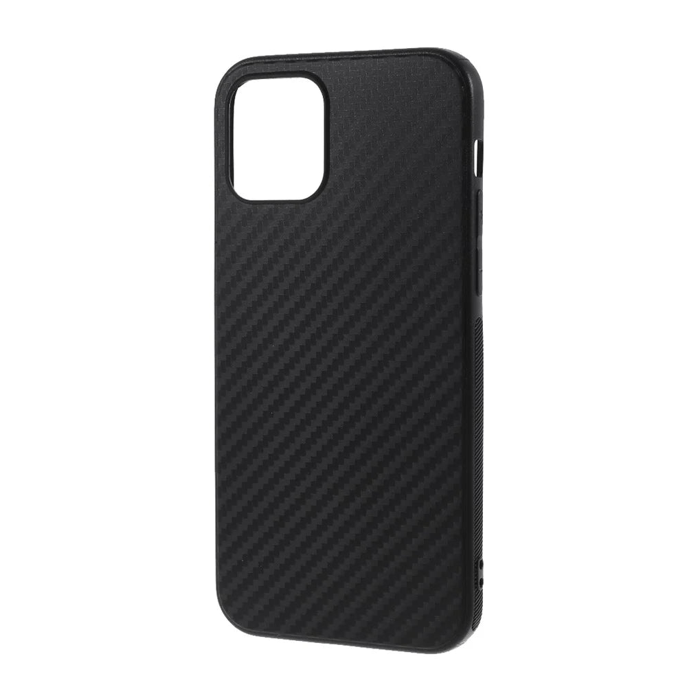 Carbon Fiber TPU Protective Phone Cover for iPhone 12 mini 5.4 inch - 2