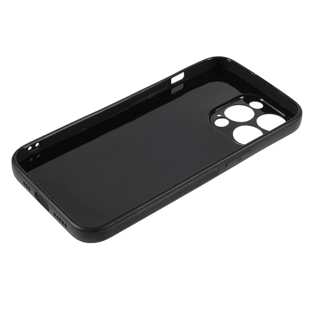 Carbon Fiber TPU Protective Phone Case for iPhone 12 Pro/12 - 7