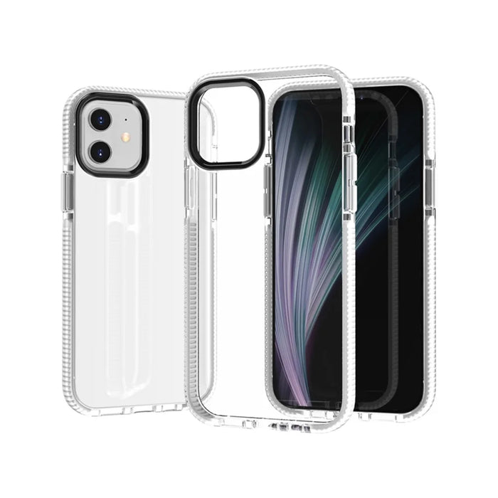 Soft TPU Phone Case for iPhone 12 Pro/12 - White - 1