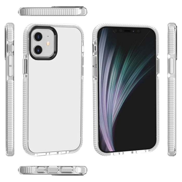 Soft TPU Phone Case for iPhone 12 Pro/12 - White - 2