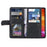 Zipper Pocket 9 Card Slots Leather Wallet Case for iPhone 12 mini 5.4 inch - Black - 4