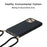 Biodegradable Phone Case for iPhone 12 Pro Max 6.7 inch Wheat Straw + Soft TPU Cover with Multi-function Strap - Black - 2