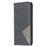 Geometric Pattern Leather Stand Case with Card Slots for iPhone 12 Pro / 12 - Black - 2