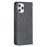 Geometric Pattern Leather Stand Case with Card Slots for iPhone 12 Pro / 12 - Black - 3