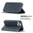 Geometric Pattern Leather Stand Case with Card Slots for iPhone 12 Pro / 12 - Black - 5