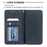 Geometric Pattern Leather Stand Case with Card Slots for iPhone 12 Pro / 12 - Black - 7