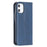 Geometric Pattern Leather Stand Case with Card Slots for iPhone 12 mini 5.4 inch - Blue - 3