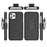 Swivel Belt Clip Holster Woven Texture PC + TPU Hybrid Case for iPhone 12 Pro/12 - 5