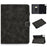 Solid Color Leather Tablet Protective Shell for iPad Air 11 (2026) / (2025) / (2024) / Air (2020) (2022) / Pro 11 (2021) - Black - 1