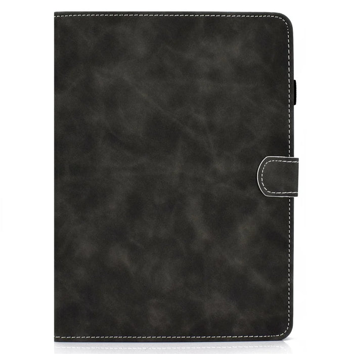 Solid Color Leather Tablet Protective Shell for iPad Air 11 (2026) / (2025) / (2024) / Air (2020) (2022) / Pro 11 (2021) - Black - 2