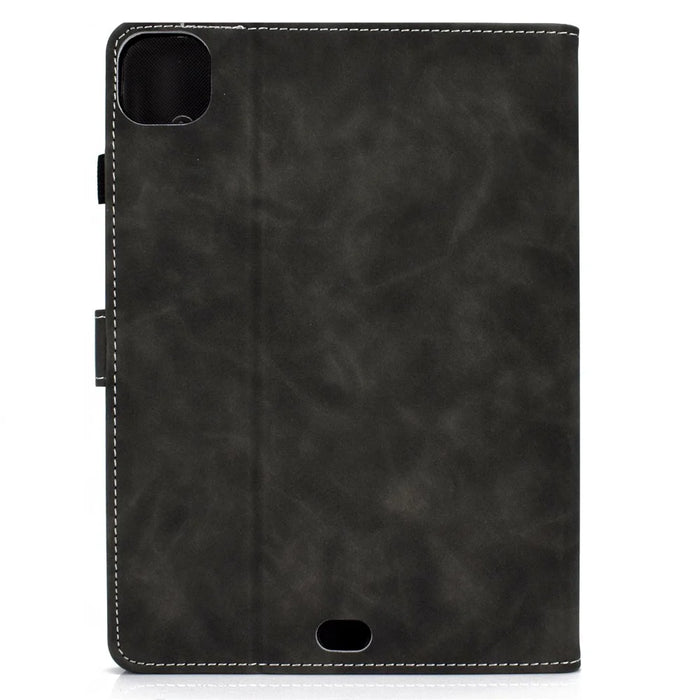 Solid Color Leather Tablet Protective Shell for iPad Air 11 (2026) / (2025) / (2024) / Air (2020) (2022) / Pro 11 (2021) - Black - 3
