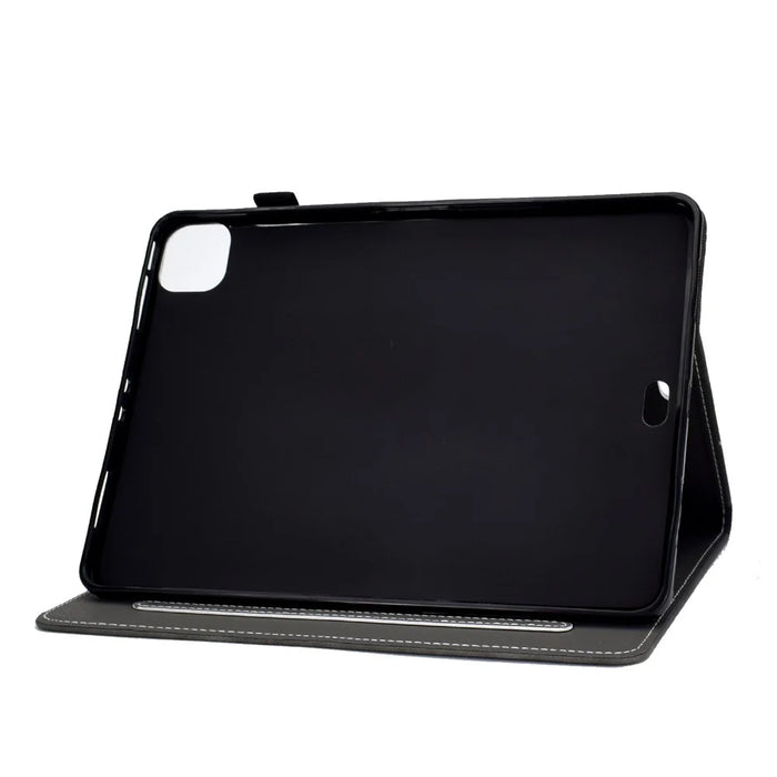 Solid Color Leather Tablet Protective Shell for iPad Air 11 (2026) / (2025) / (2024) / Air (2020) (2022) / Pro 11 (2021) - Black - 4