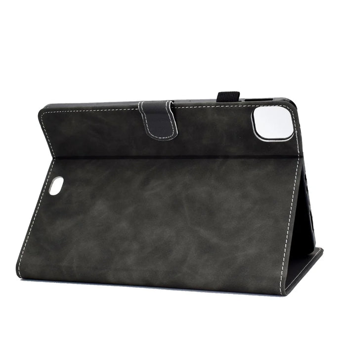 Solid Color Leather Tablet Protective Shell for iPad Air 11 (2026) / (2025) / (2024) / Air (2020) (2022) / Pro 11 (2021) - Black - 5