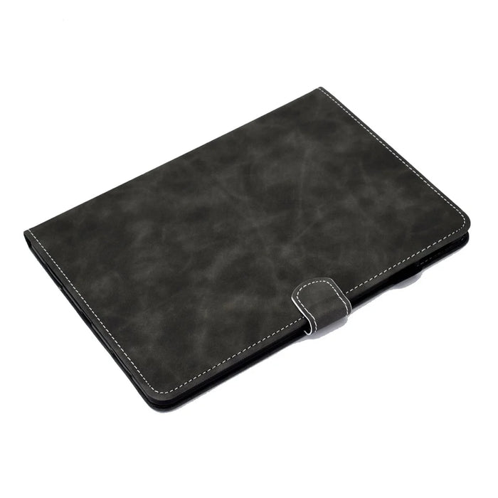 Solid Color Leather Tablet Protective Shell for iPad Air 11 (2026) / (2025) / (2024) / Air (2020) (2022) / Pro 11 (2021) - Black - 6