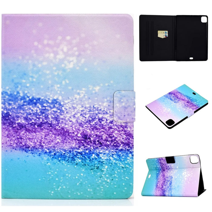 Pattern Printing Leather Stand Tablet Case for iPad Air 11 (2026) / (2025) / (2024) / Air (2020) (2022) / Pro 11 (2021) - Glittery Powder - 1