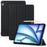 PU Leather Cover for iPad Air 11 (2026) / (2025) / (2024) / Air (2020) / Air (2022) Tri-Fold Stand Folio Tablet Case - Black - 1
