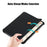 PU Leather Cover for iPad Air 11 (2026) / (2025) / (2024) / Air (2020) / Air (2022) Tri-Fold Stand Folio Tablet Case - Black - 5
