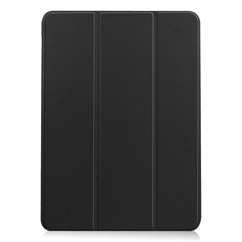 Litch Skin PU Leather Tri-Fold Stand Tablet Case for iPad Air 11 (2026) / (2025) / (2024) / Air (2022) / (2020) - Black - 2