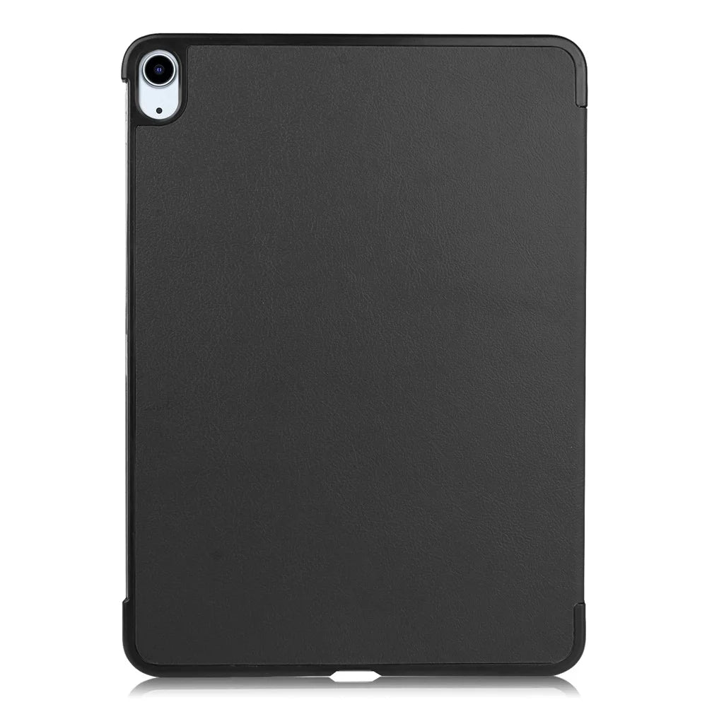 Litch Skin PU Leather Tri-Fold Stand Tablet Case for iPad Air 11 (2026) / (2025) / (2024) / Air (2022) / (2020) - Black - 3