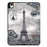 For iPad Air 11 (2026) / (2025) / (2024) / Air (2022) / (2020) Pattern Printing PU Leather Smart Tri-Fold Stand Case Auto Wake / Sleep - Eiffel Tower - 3