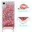 Glitter Powder Quicksand TPU Back Case for iPhone XR 6.1 inch - Rose - 2