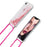 Glitter Powder Quicksand TPU Back Case for iPhone XR 6.1 inch - Rose - 6