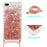 Glitter Powder Quicksand TPU Shell for iPhone 8 Plus/7 Plus/6 Plus - Orange - 2