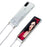 Glitter Powder Skin Quicksand TPU Back Case with Lanyard for iPhone 11 Pro 5.8 inch - White - 6