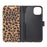 Leopard Pattern Leather Cover for iPhone 12 Pro/12 - Brown - 5