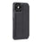 LC.IMEEKE Retro Style Protector Leather Phone Case with Card Holder for iPhone 12 Pro/12 - Black - 3