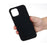 For iPhone 12 Pro/12 Soft Liquid Silicone Back Protective Cover Anti-scratch Anti-fingerprint Phone Case - Black - 4