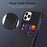 Cloth + PU Leather + PC with Card Slot Back Shell for iPhone 12 Pro Max 6.7 inch - Black - 2