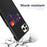Cloth + PU Leather + PC with Card Slot Back Shell for iPhone 12 Pro Max 6.7 inch - Black - 3