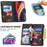 BF03 Pattern Printing Zipper Wallet Leather Phone Shell for iPhone 12 Pro/12 - Flower - 5