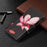 BF03 Pattern Printing Zipper Wallet Leather Phone Shell for iPhone 12 Pro/12 - Flower - 7