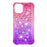 Shockproof Gradient Glitter Powder Quicksand TPU Back Shell for iPhone 12 Pro Max 6.7 inch - Rose / Purple - 2