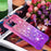 Shockproof Gradient Glitter Powder Quicksand TPU Back Shell for iPhone 12 Pro Max 6.7 inch - Rose / Purple - 7
