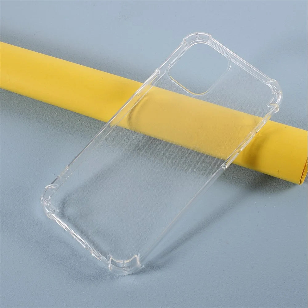 Drop Resistant Clear TPU Back Case for iPhone 12 Pro/12 - 2