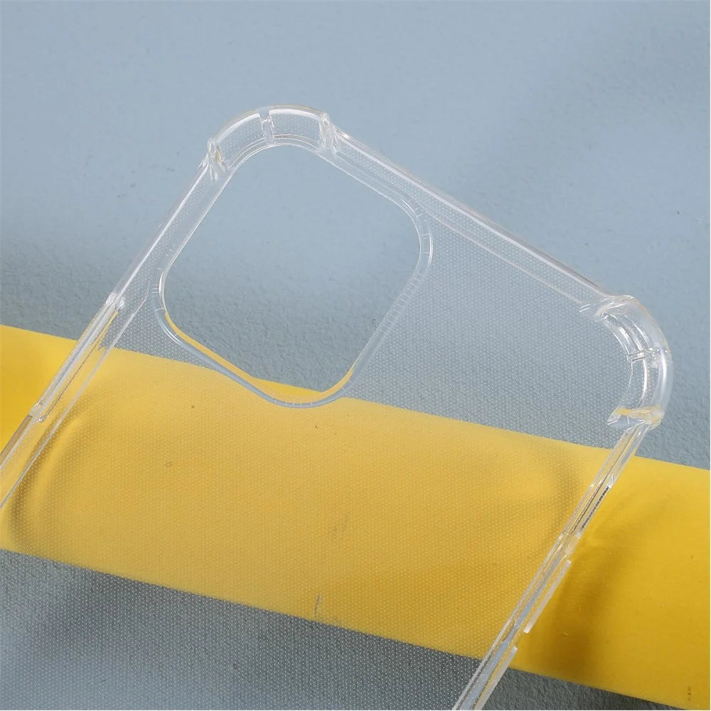 Drop Resistant Clear TPU Back Case for iPhone 12 Pro/12 - 3