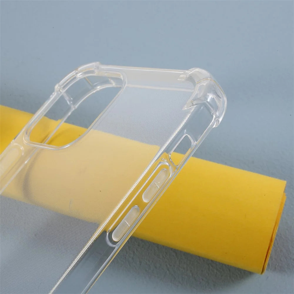 Drop Resistant Clear TPU Back Case for iPhone 12 Pro/12 - 6