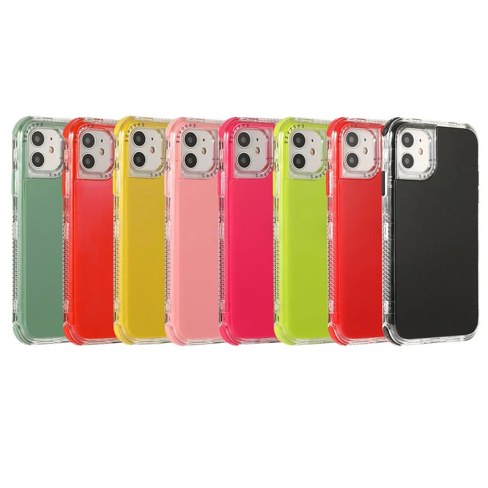 Hard PC+TPU Detachable Protective Case for iPhone 12 Pro/12 - Green - 7