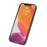 QIALINO High-quality Cowhide Leather Coated PC Phone Cover Anti-scratch Shockproof Phone Case for iPhone 12 Pro Max - Black - 4