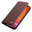 QIALINO For iPhone 12 Pro 6.1 inch / 12 6.1 inch Wallet Case Stand Genuine Cow Leather Flip Phone Cover - Brown - 3