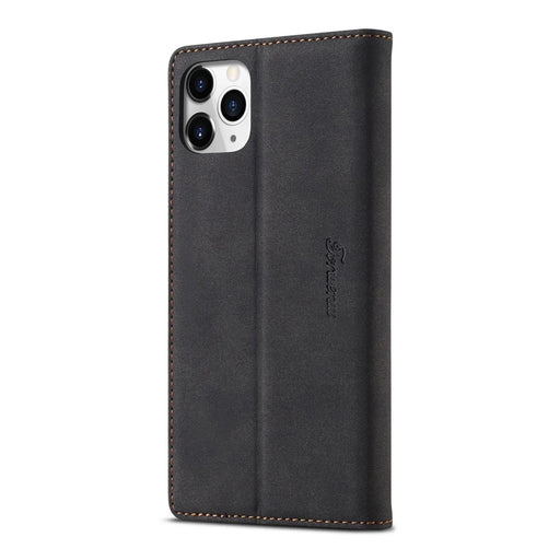 FORWENW F1 Series Leather Wallet Stand Cover Case for iPhone 11 Pro 5.8-inch - Black - 2